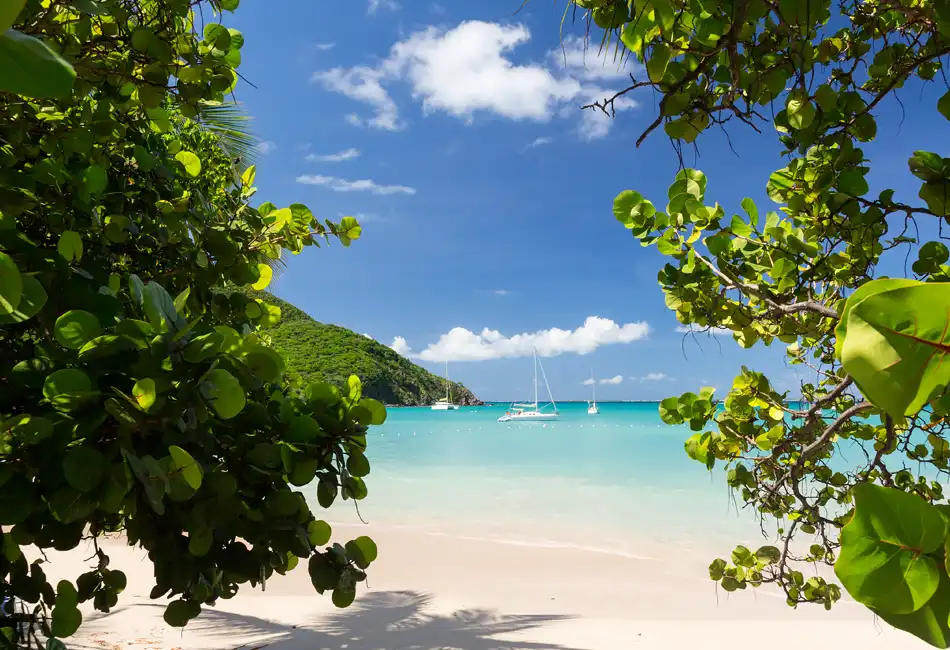 Zandstrand Sint Maarten